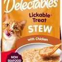 Delectables Non-Seafood Stew Lickable Wet Cat Treats, Chicken, 1.4 oz (Pack of 12), BB Jan 07 2027