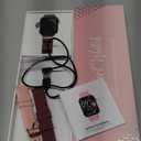 Smart Watches for Women, Fitness Tracker Watch with Sleep/Heart Rate/SpO2/Blood Pressure Monitor, 1.85'' Smartwatch for Android iPhone, Calls/SMS/Notifications, 100+ Sports Modes, 300+ Dials, 3 Bands