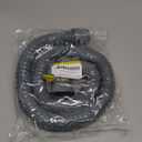 4ft Washing Machine 90  Right Angle Drain Hose With Clamp, Universal Extension Hose Kit for Most Washing Machine, Dryer, Heavy-Duty Hoses Fit up to 32-42MM Drain Outlets, 4ft