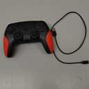 IWGAME Wireless Controller for PS-5/PC, Hall Effect Joysticks & Triggers Gaming Controller with Programmable/Remap/Turbo/LED Light Functions, 3.5MM Headphone Jack, Dual Vibration(Black)