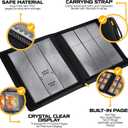 X PRO Top Load Card Binder - Compatible with Top-loading Card Cases - Fits 252 | 20 Premium Loaders Included | 9-Pocket Ringless Double-Sided Pages | Premium Storage for TCG & Sports Cards