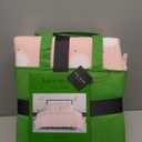 Kate Spade New York Stripe Dot 3-Piece Full/Queen Quilt Bedding Set, 100% Cotton Reversible Cover, All Season Warmth Bedding, Machine Washable, Pink