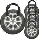 15Pcs Racing Car Party Non Woven Tote Bags Race Wheel with Handles Candy Gifts Goodies Treats Boys Birthday Favors