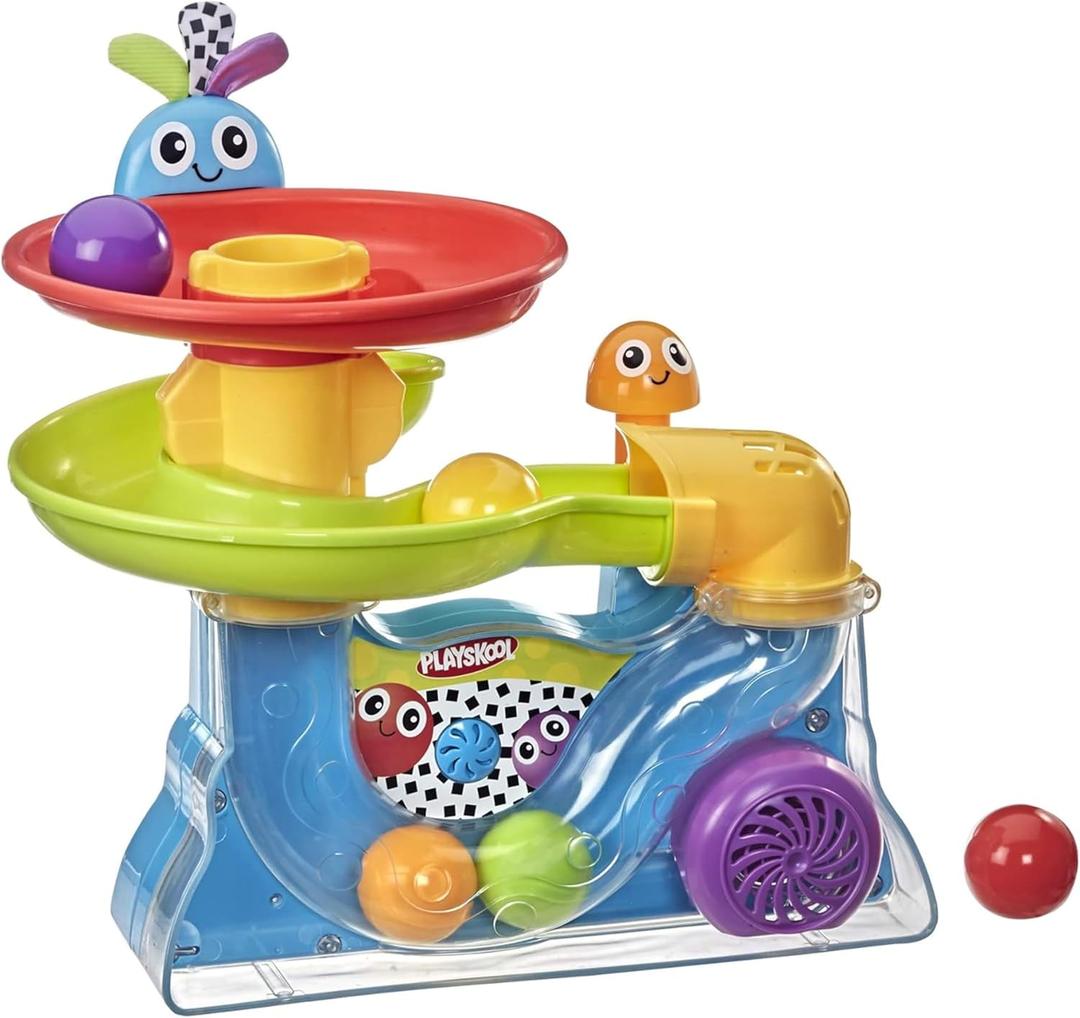 Playskool Busy Ball Popper Toy For Toddlers And Babies 9 Months And Up With 5 Balls 