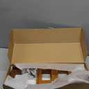 Upgraded Thick Floating Shelves, Solid Wood Bookshelf for Wall, Floating Book Shelves Use as Wall Shelves for Bedroom, Kids Room, Nursery, Books, Spice Rack & Decor  Dark Walnut Brown (15.75 Inch)