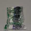 Teskyer Badge Reel, 5 Pack Retractable Badge Holders with Carabiner Belt Clip and Key Ring for ID Card Holder and Keychain (Black)