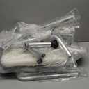 Shower Chair (450lb) with Padded Armrests and Back, Showers Chair for Elderly and Disabled, Adjustable Height Shower Seat, Heavy Duty Shower Chairs for Inside Shower, Handicap - Grey