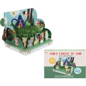 Fairy Forest of Chia Pop Up Garden Grow Kit | Best Indoor-Outdoor Gardening Gift, 12 pcs