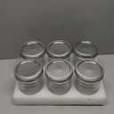 Mason Jars 16 Oz with Lids 6 Packs, Vintage Wide Mouth Glass Canning Jar for Pickling, Fermenting, Storing, Canning, Home Decor, Salad Jam and DIY Crafts