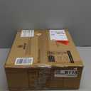 ZMISHIBO Low Profile Ceiling Fans with Lights and Remote, 20 Inch Flush Mount Ceiling Fan with Light, 3000K-6000K Dimmable Fandelier LED Fan Light, 6 Wind Speeds Black Ceiling Fans for Bedroom