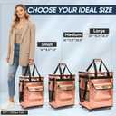 BALEINE Reusable Grocery Bags on Wheels, Rolling Tote Bag, Shopping Trolley, Large Backpack Shopping Carts for Groceries