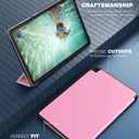 TiMOVO Case for Samsung Galaxy Tab A11+ Plus/A9+ Plus 11 Inch (2026/2023), Slim Lightweight Stand Hard Back Shell Protective Cover, Auto Wake/Sleep, Flowers Pink