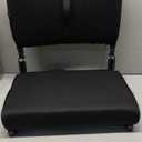 Chair - Stadium Seat with Back Support, Padded Foam Backs, 330LBS Weight Support, Portable, Foldable, Black