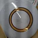 Dimmable LED Round Gold Ceiling Light, 20 Inch 48W with Remote Control, 3000K-6500K,Flush Mount Ceiling Light，Modern Wood Grain Lamp, Suitable for Entryway, Bedroom and Living Room., 19.7 inches