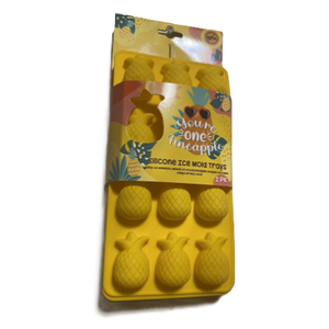 Pineapples Ice Cube Trays (2-Pack) - Silicone - Dishwasher Safe - Evriholder Pineapples Ice Cube Trays (2-Pack) - Silicone - Dishwasher Safe - Evriholder