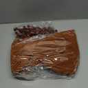 Khaki Christmas Tree Decorations Bows and Berry Picks Set Include 1 Pcs 16 x 40'' Large Tree Topper Bow 24 Small Khaki Velvet Bows 24 Berry Picks Xmas Ornaments for Home Birthday Holiday Decor