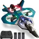 4DRC RC Airplanes Remote Control Airplanes with 3 Batteries, Foam RC Planes for Kids Adults Beginners 4-7 8-12 12-16, Remote Control Helicopter Fighter Jet Drones for Kids Adults, 360 Flip