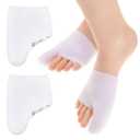 Gel Big Toe Cap & Metatarsal Sleeves, 2 Pack Silicone Big Toe Protector Reusable Bunion Corrector for Women and Men to Help Relieve Bunion Pain, Prevent Corns, Calluses, Blisters, Ingrown Toenails