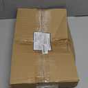 Frosted Shopping Bags with Handles and Cardboard Insert - 10" W x 13 H " x 5" Side Gusset, 50 Pack - Durable & Reusable