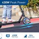 Hiboy S2 Nova Electric Scooter for Adults, 430W Peak Power, Up to 20 Miles Long-Range & 19 MPH, High-Strength Aluminum Body, Portable Folding E Scooter for Commuting with 8.5" Tires, Phone Holder