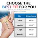 Compression Knee Sleeve for Men and Women | Patellar Stabilizing Knee Brace for Arthritis Pain, Sprains, Injured Knees, and Sports Injuries | Insertable Hot and Cold Gel Knee Pad (X-Large)