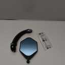 Hafny NEW Handlebar E-Bike Mirror, Large Surface Mirror, HD Automotive Grade Glass, Safe Blast-Resistance, Cycling, (HF-M904-FR01B) (Anti-glare Blue Glass Left)