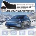 BestEvMod Upgrade Mud Flaps Splash Guards Compatible with 2026 New Tesla Model Y Juniper Refresh Accessories Fender Dirt Winter Sediment Full Coverage Protection No Need to Drill Holes Set of 4