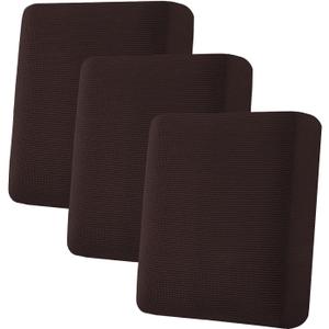 H.VERSAILTEX Super Stretch Stylish Cushions Covers/Furniture Cover Spandex Jacquard Small Checked Pattern Super Soft Slipcover Washable Individual (3 Cushion Sofa)