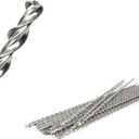 10 Pack Helical Stitching Tie, 1/4" x 40" 304 Stainless Steel Crack Repair for Wall Restoration, Compatible with Brick Block and Stone Masonry