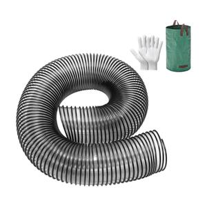 764-05082 Bagger Flex Hose 47" Length (Maximum Elongation) by 8" Wide Replacement MTD CUB RZT CADET Riding Mower Leaf Vac Hose Bagger 36" 42" 46" 50" 54" Rear Fast Double Bagger Kit 76405082