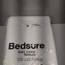 Bedsure Cotton Duvet Cover King - 100% Cotton Waffle Weave Coconut White Duvet Cover King Size, GentleSoft and Breathable Bedding Set for All Season, 3 Pieces, 104"x90"