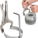 T-47781AC Clutch Drum Tool, for 6L50E 6L80E 6L90E, 3-5-Reverse & 1-2-3-4 Drum Removal Install Tool, Heavy-Duty Stainless Steel Compression Clamp