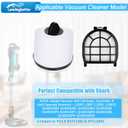 Leadaybetter Filter Replacement for Shark LZ600 LZ601 LZ602 LZ602C APEX UpLight Lift-Away DuoClean Vacuum Cleaner, 2 Post HEPA & 2 Pre Motor Filters 4 Foam Filters, Part # XHFFC600 & XFFLZ600