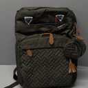 Dikaslon Diaper Bag Backpack with Portable Changing Pad, Pacifier Case and Stroller Straps, Large Unisex Baby Bags for Boys Girls, Multipurpose Travel Back Pack Moms Dads, Green