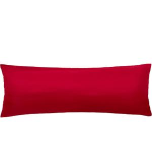  Soft Brushed Microfiber Fabric Zipper Pillow Case, Cozy and Lightweight, Easy Care, Red, Body, 20" x 72"