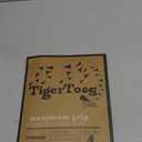 DOK TigerToes Premium Non-Slip Dog Socks for Hardwood Floors - Extra-Thick Grip That Works Even When Twisted - Prevents Licking, Slipping, and Great for Dog Paw Protection - Size Large (Classic Grey)