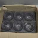 ZOOFOX Set of 6 Romantic Water Glasses, 12 oz Hobnail Glasses Tumbler, Clear Embossed Vintage Glassware Set for Beer, Cocktail, Soda, Beverages