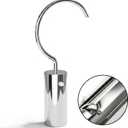 Hook for All Robotic Pool Cleaner, Stainless Steel Hook for Pool PolesAccessories for Pool Robot Removal, Retrieval Hooks for Pool Cleaner, Robot Hooks for Poles, Above Ground & Underwater (Silver)