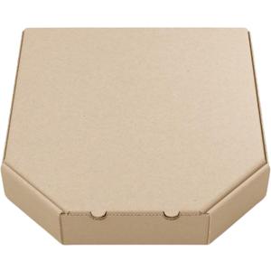 Pre-Made pizza Box with Bevel Edge 10" x 10" x 2"  Food-Grade Cardboard, Flute E Design, Perfect for Pizzerias and Restaurants, Durable, Eco-Friendly Packaging - Brown (Pack of 50)