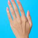 ohora Semi Cured Gel Nail Strips (N Cream Glow) - Pink, Solid, Works with Any UV/LED Lamps, Salon-Quality, Long Lasting, Easy to Apply & Remove - Includes 2 Prep Pads, Nail File & Wooden Stick