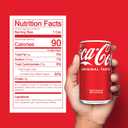 Coca-Cola Fridge Pack Soda Soft Drinks, 7.5 fl oz Cans, 10 Pack - Mini Soda Cans