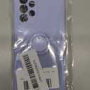 for Samsung Galaxy A53 5G Case,with 360Rotatable Ring Holder Kickstand & Strap Lanyard Premium Liquid Silicone Slim Shockproof Protective Case for Samsung Galaxy A53 5G,Purple