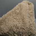 Quntue 4'x4' Beige Round Rug for Bedroom, Ultra Soft Fluffy Circle Rug for Kids Girls Boys Room, Cute Shag Rugs for Living Room Playroom Tent Castle Home Decor Rug