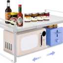 Expandable Cabinet Organizer 14"~25", Kitchen Shelf Organizer Spice Rack 11 wide, Cupboard Organizers And Storage Shelves, Kitchen Counter Organizers, Countertop Cabinets Small Pantry Shelf