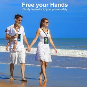 Universal Waterproof Phone Pouch, Phone Waterproof Case Dry Bag,Protection Level: IP68,Outdoor Sports for Apple iPhone,Samsung