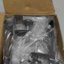 Zoomarlous 2 in 1 Garland and Stocking Mantel Holders, Adjustable No Drill Fireplace Stocking Hooks, Heavy Duty Mantle Stocking Hanger with Double Hooks for Xmas Home Party Decoration Bags Kitchen (4 Pieces)