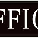 The Office Door Sign for Home and Business，Self-Adhesive Waterproof and Fade-Resistant Modern Office Sign Sticker for House，Business，Door, Window（Black）