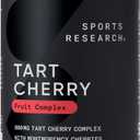 Sports Research Tart Cherry Capsules - Made from Montmorency Tart Cherries - Non-GMO & Gluten Free - 60 Liquid Softgels