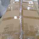 Queen Size Bed Frame with Velvet Upholstered Headboard, Sturdy Platform Bed, No Box Spring Needed, Easy Assembly (Beige)