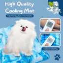 Dog Cooling Mat 2.0, Double-Sided Non-Slip Pet Cooling Pad, Washable and Durable, Indoor & Outdoor Summer Cooling Mat for All Pets, Keep Dogs and Cats Cool and Comfortable (47.5" x 29.5")